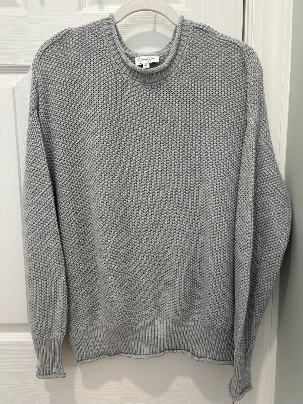 Jessica Simpson Light Gray Crewneck Sweater